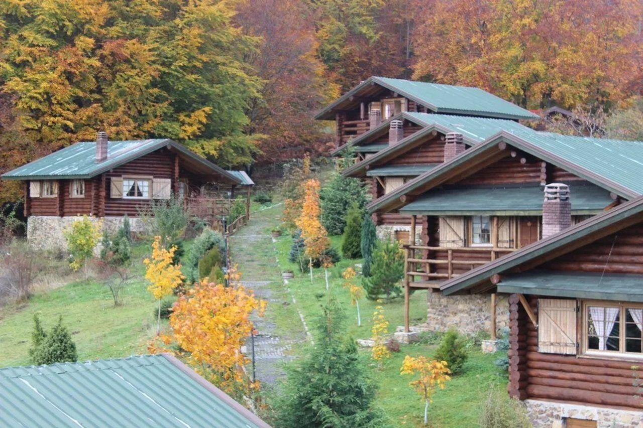 Sfendamos Wood Village Naousa  Exteriör bild