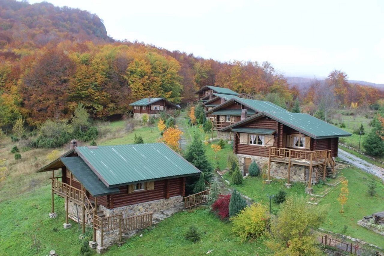Sfendamos Wood Village Naousa  Exteriör bild